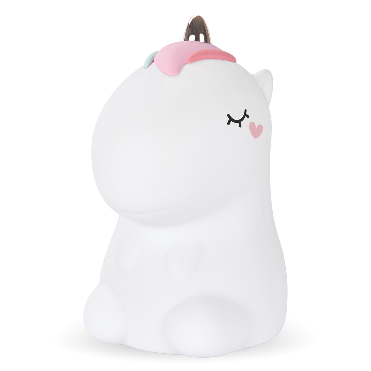 Innogio GIOlittle silikonowa lampka nocna dla dzieci Unicorn jednorożec LED 8 kolorów