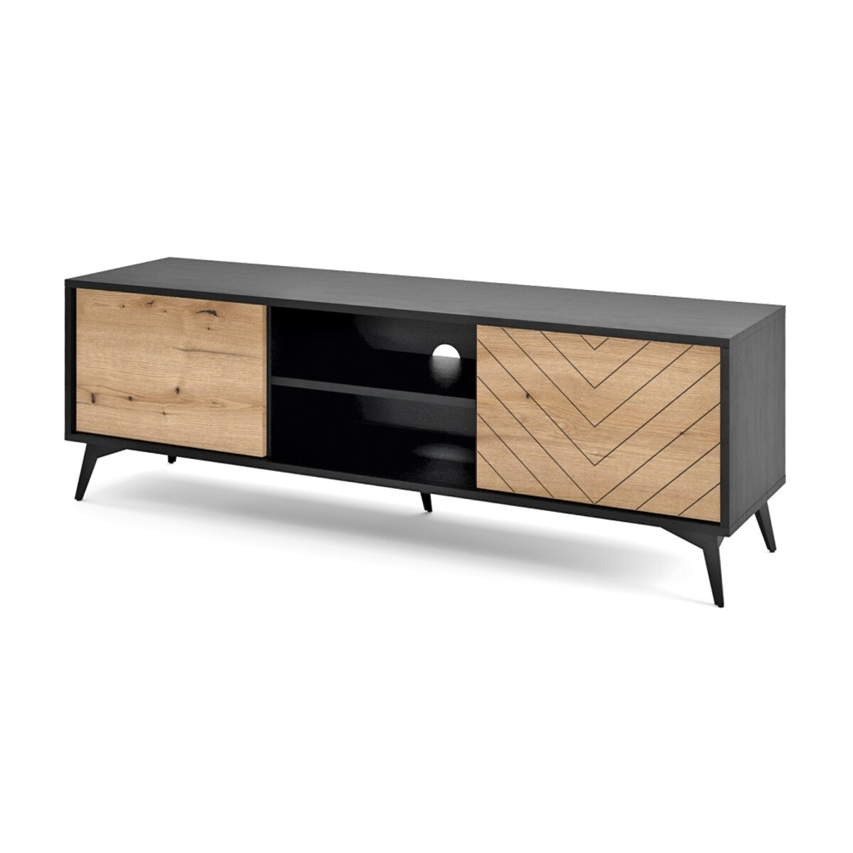 Meblościanka DIAMO do salonu w stylu loft