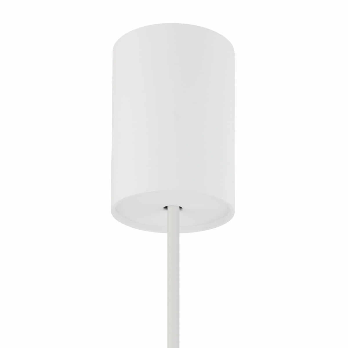 Okrągła lampa wisząca Rattan 11153 Nowodvorski klatka cage japandi drewniana metalowa biała