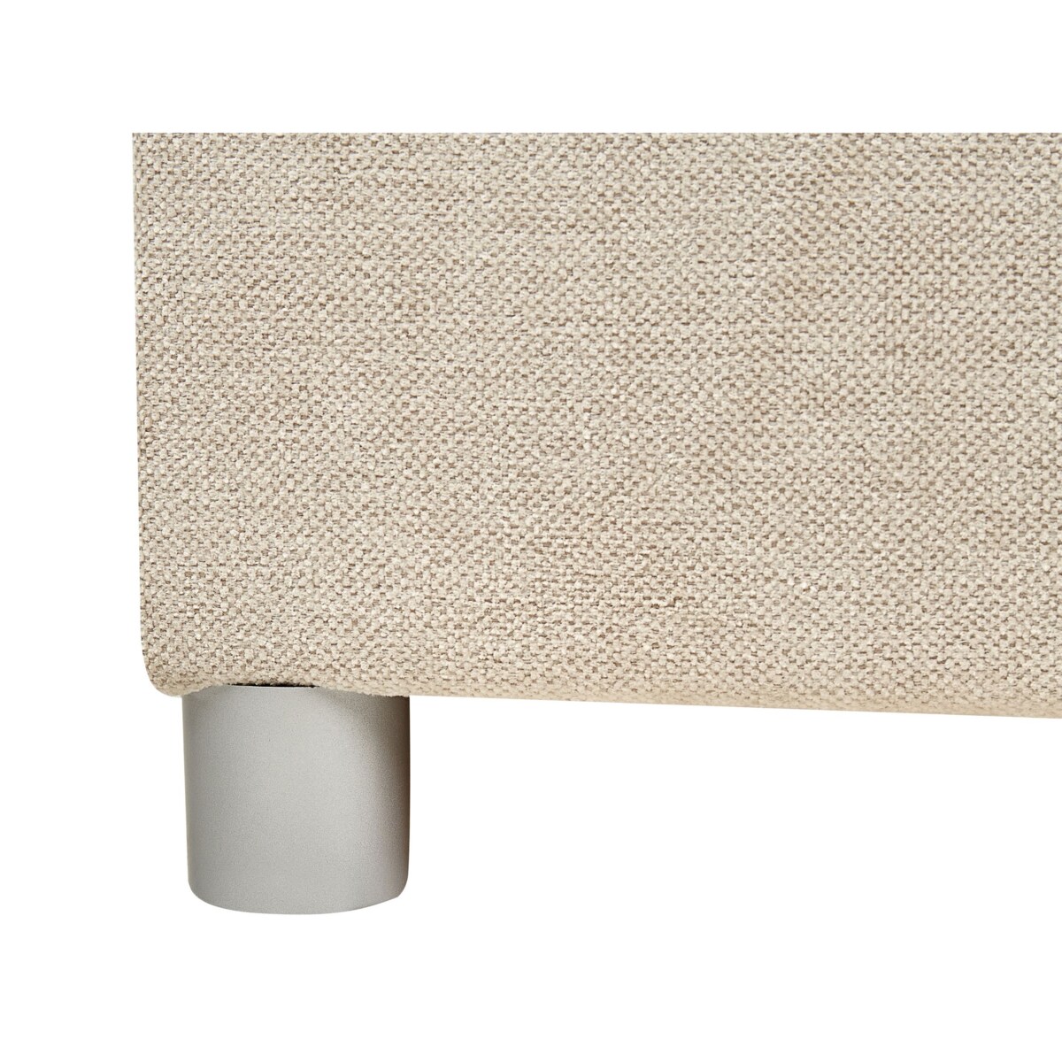 Łóżko kontynentalne z pojemnikami 180 x 200 cm beżowe MINISTER