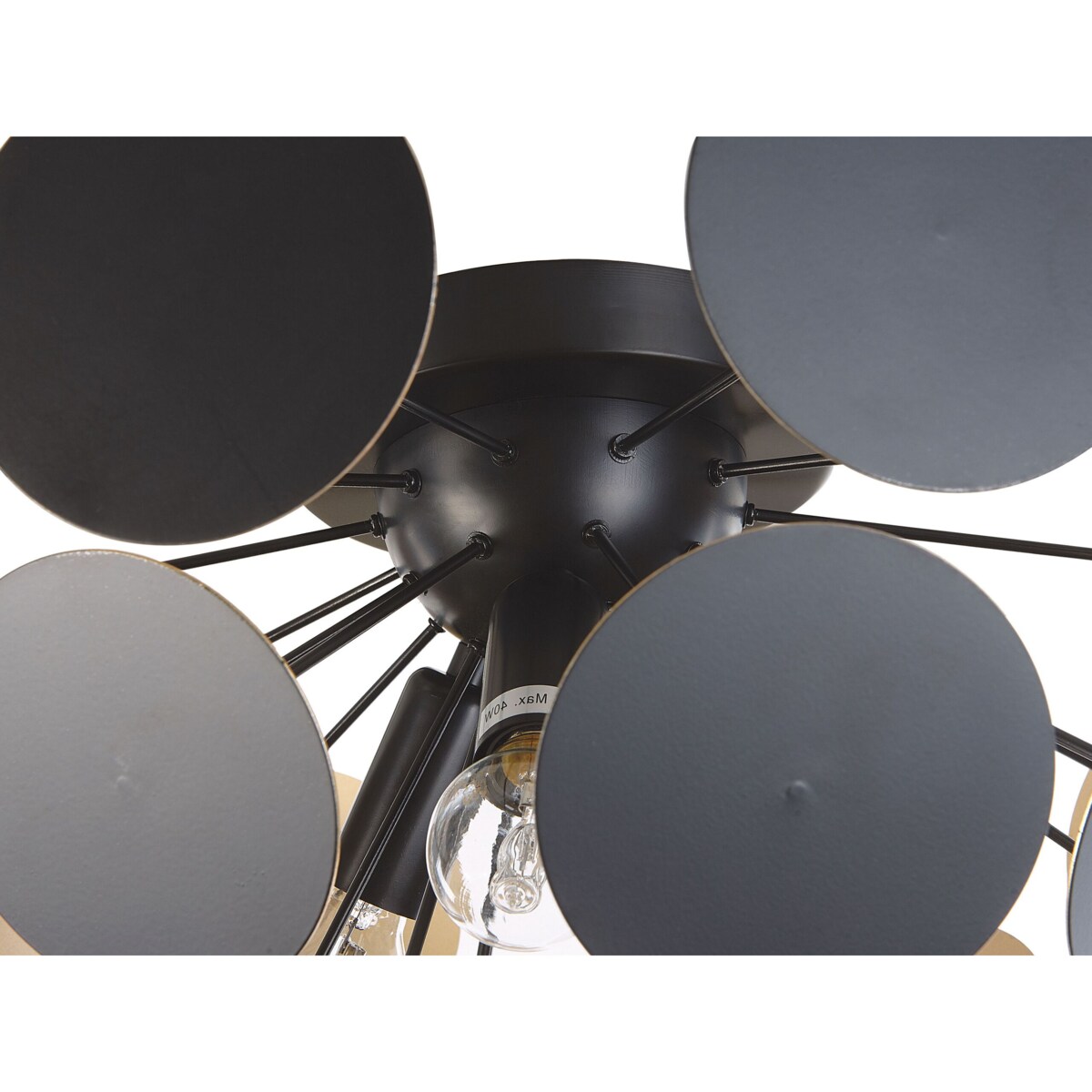 Lampa sufitowa MARITSA Metal Czarny