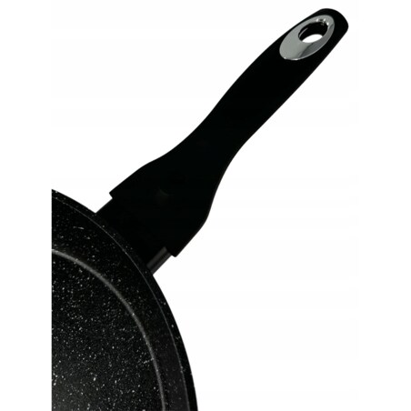 Patelnia Do Smażenia Granitowa 18 Cm Z Pokrywką Nieprzywierająca Na Indukcję Gaz