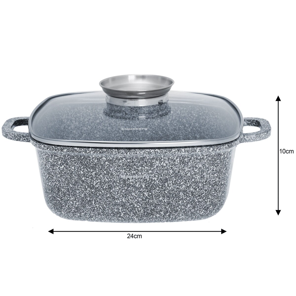 Zestaw 3 brytfann garnków 2.5/4.4/6.5L 6 elementów KLAUSBERG