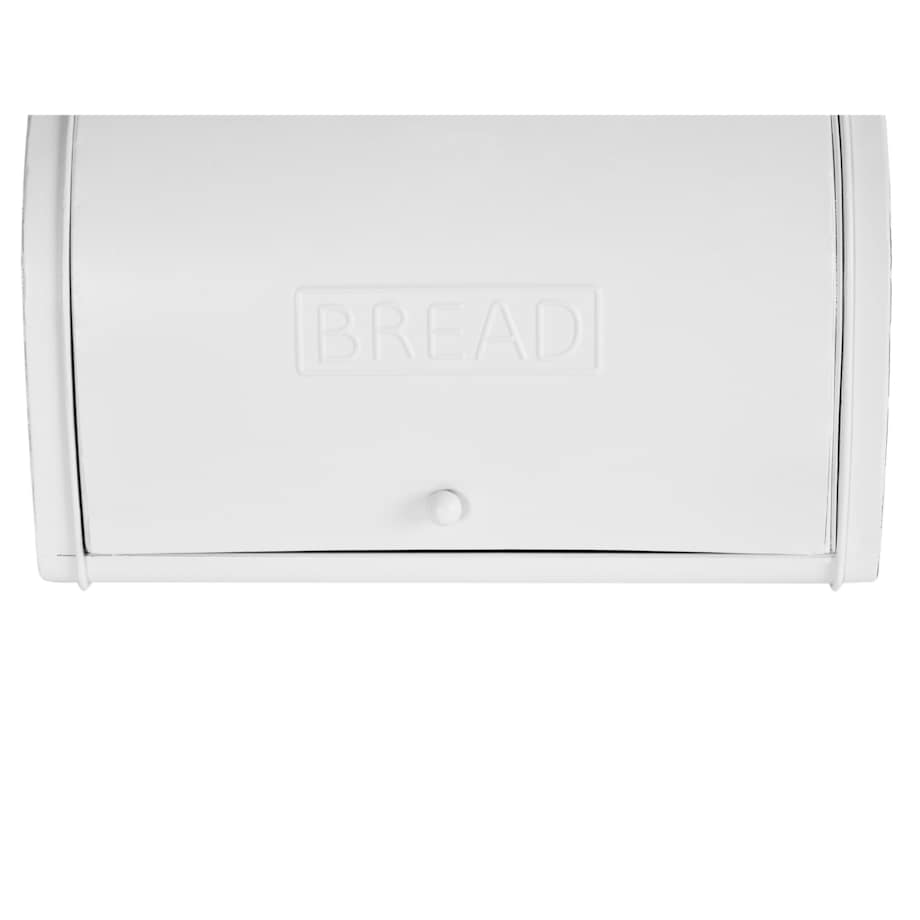 Chlebak metalowy biały CAROUBE