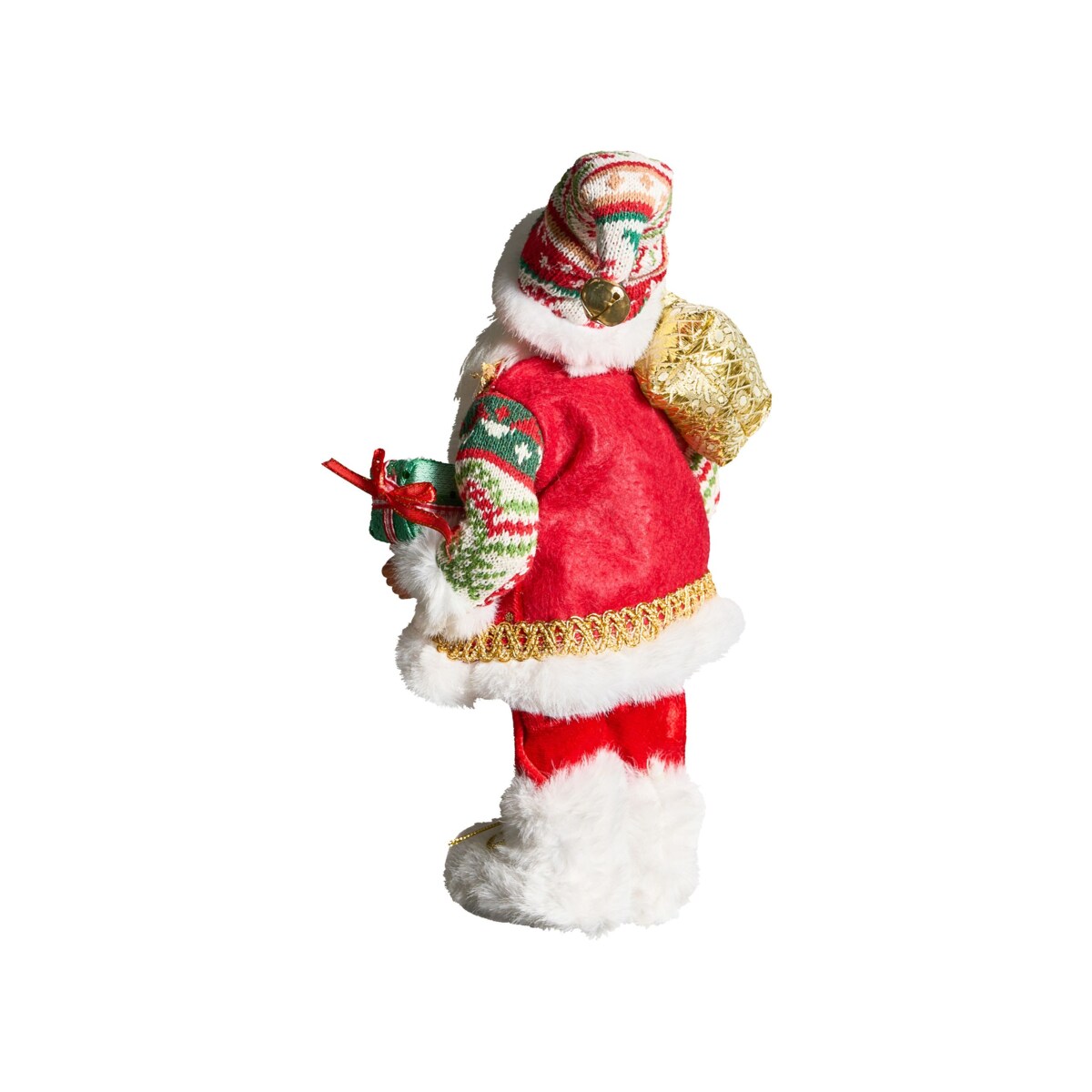 Dekoracja świąteczna MOSVATN Mikołaj 37 cm Czerowny/ zielony