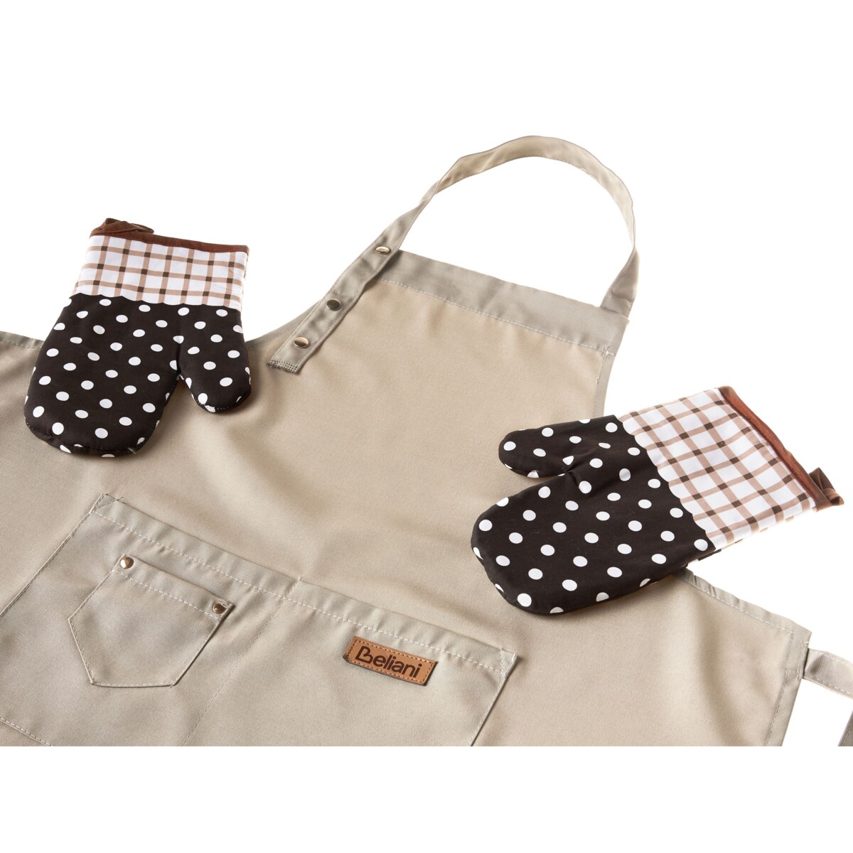 Zestaw tekstyliów kuchennych PISUM Beżowy