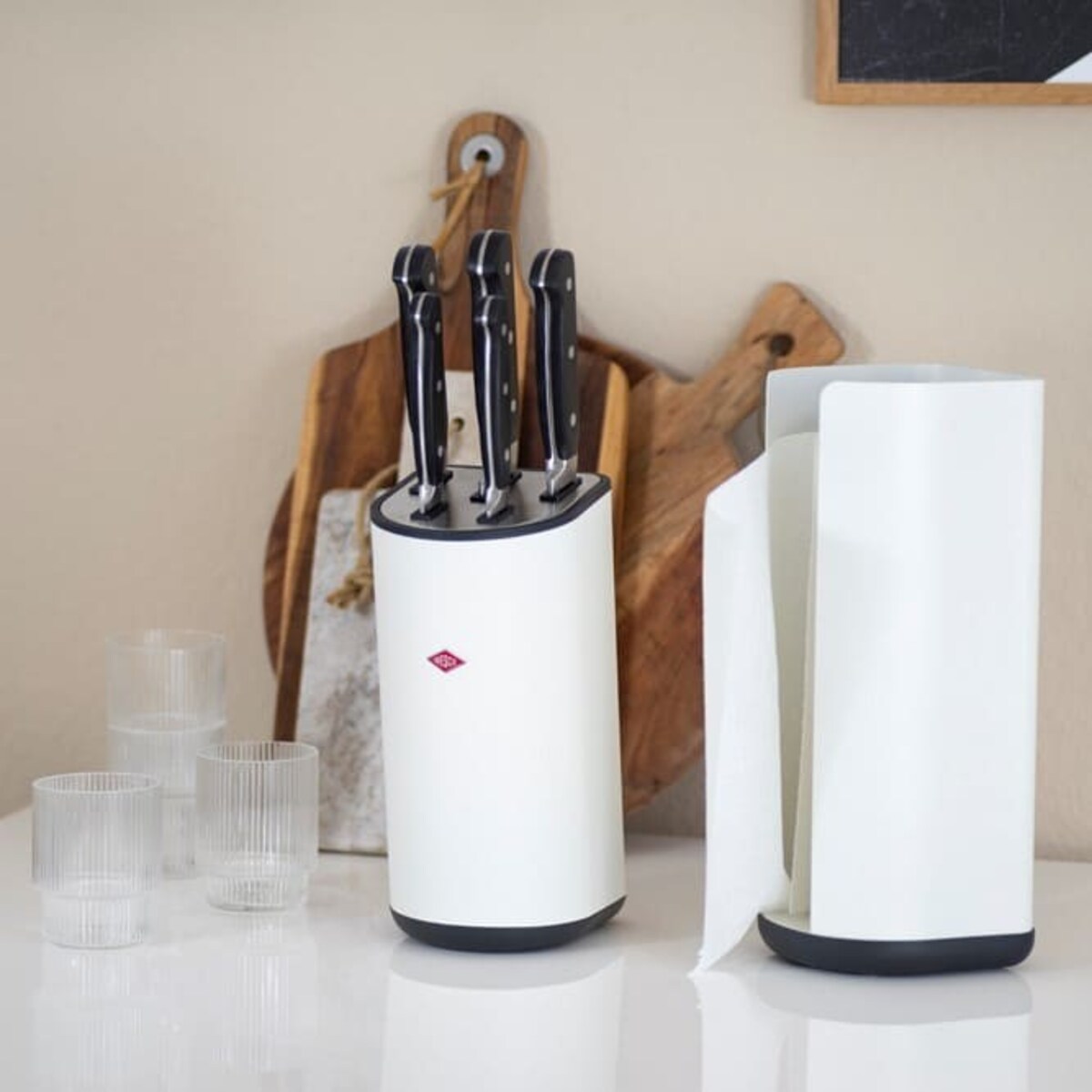 Zestaw 5 noży w bloku czarny matt LOFT- Wesco