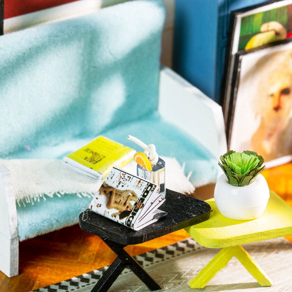 Miniaturowy domek - Salon Fridy