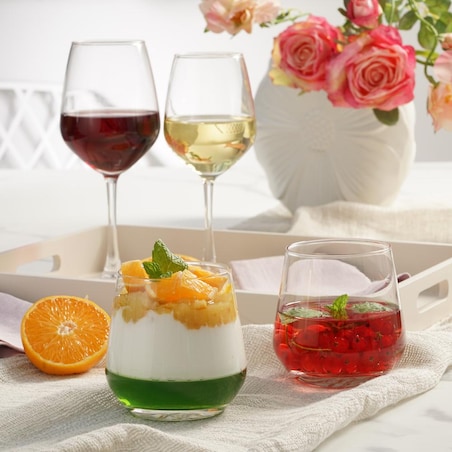 VILLA ITALIA Zestaw szklanek 420 ml 6 sztuk SONATA