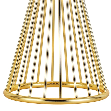 Lampa stołowa hampton Filo MT1235 Step druciana złota czarna