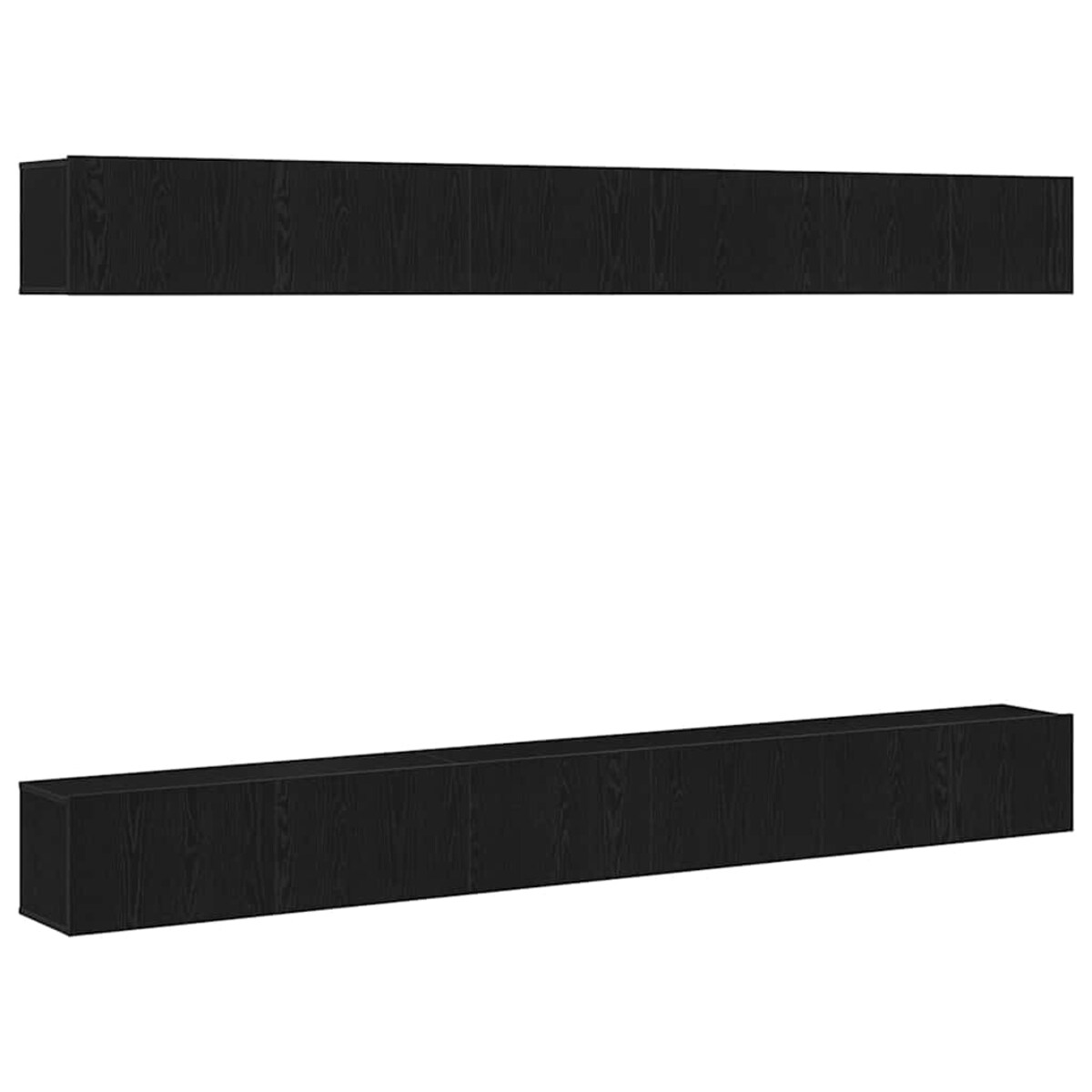 vidaXL Zestaw szafek RTV 6 pcs Czarny dąb 100 x 30 x 30 cm