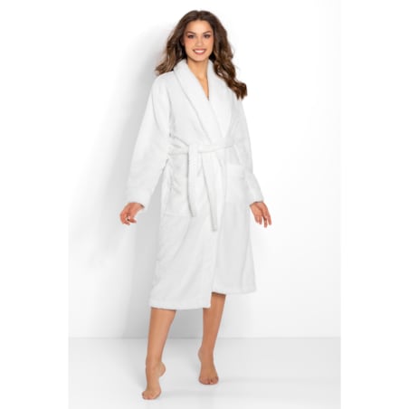 Szlafrok Magnolia Long Cream, XXL