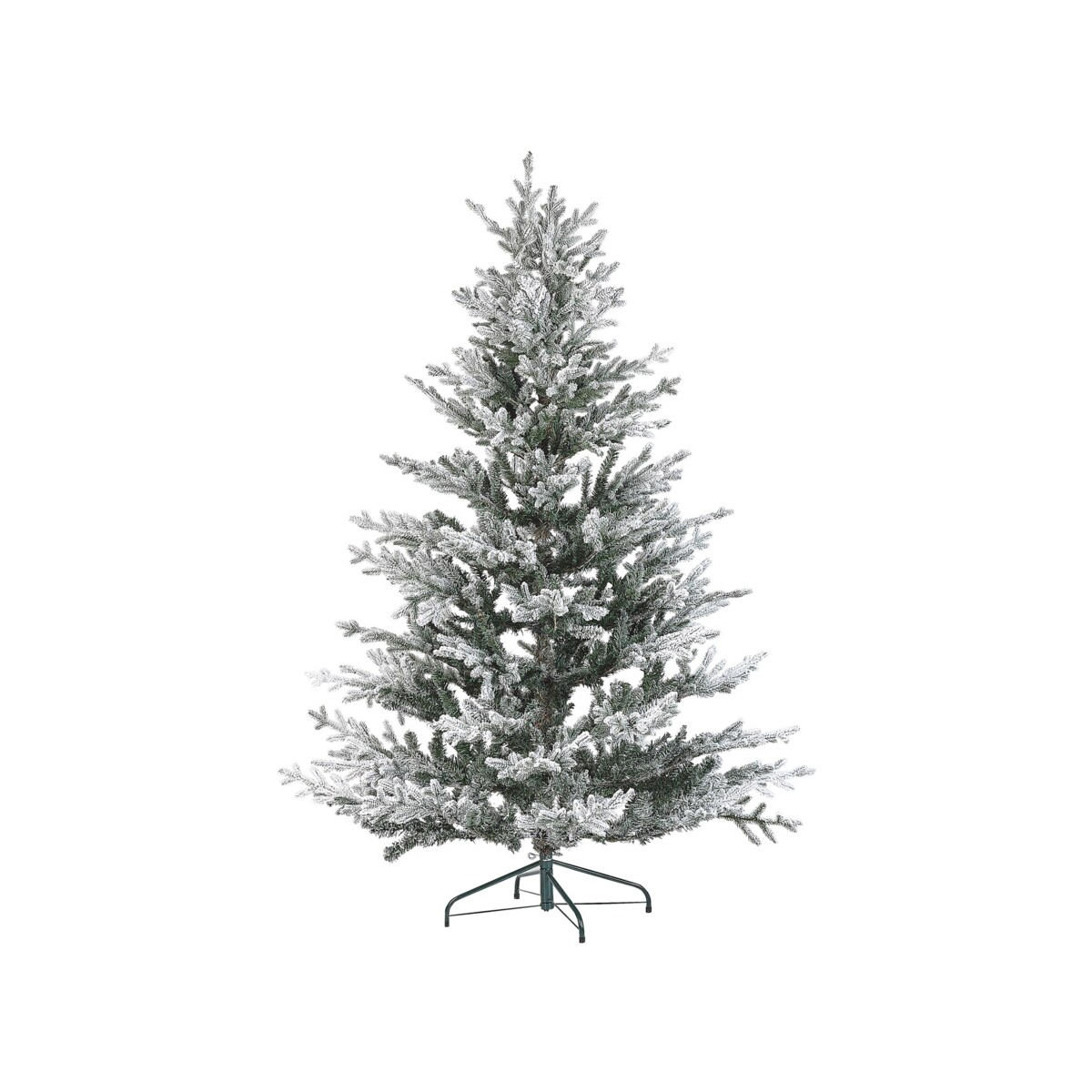 Ośnieżona sztuczna choinka 180 cm biała BRISCO