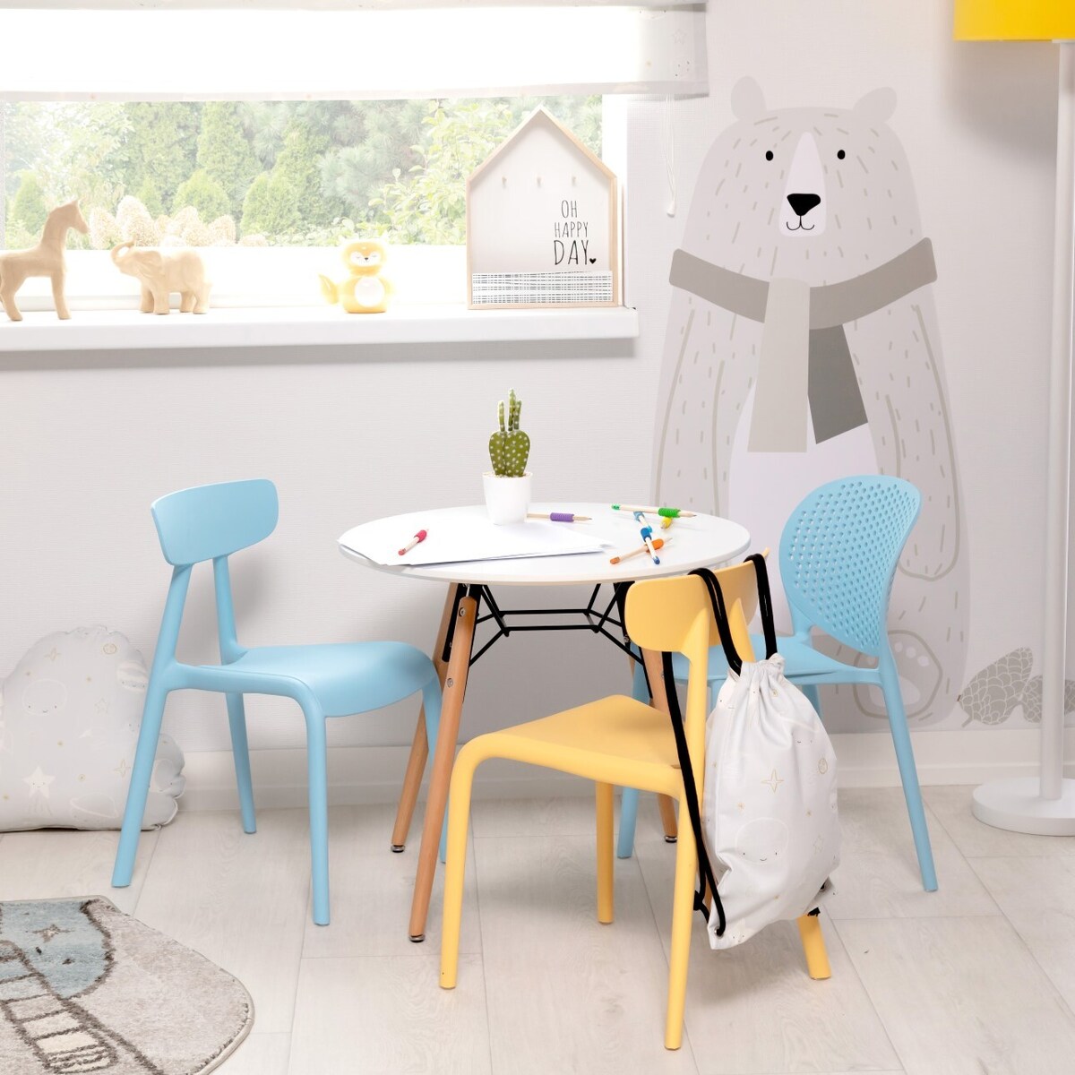 Zestaw naklejek Bears gray, 100x130