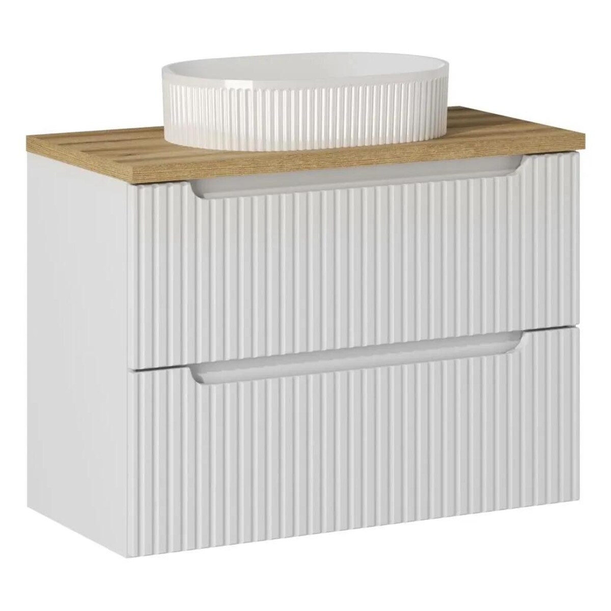 Szafka pod umywalkę NOVA WHITE 82-80-2S 80cm biała