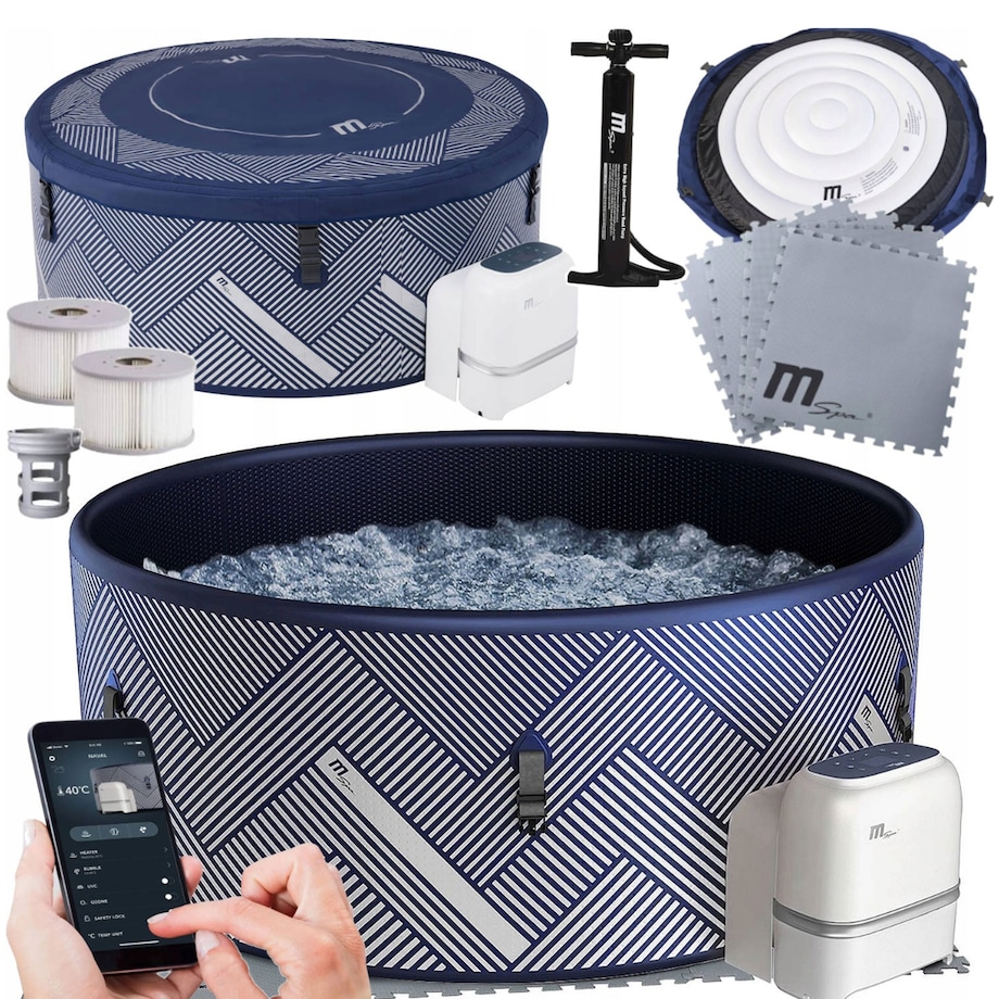 SPA ogrodowe dmuchane basen z hydromasażem MSpa 930 l