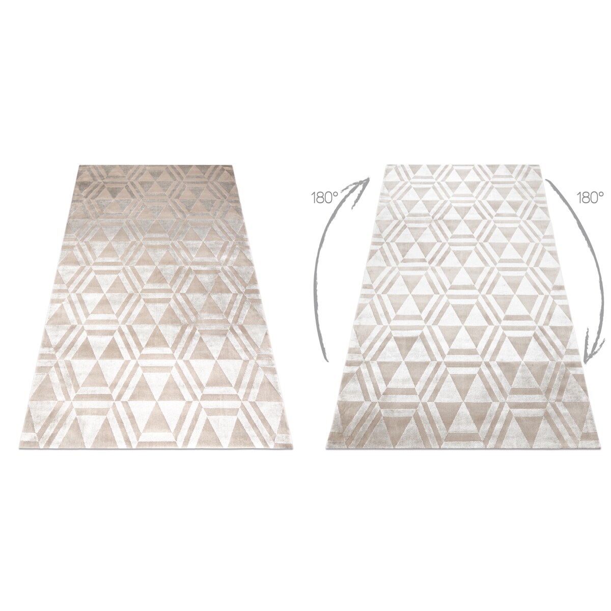 Dywan PEARL 51323C beż - Geometryczny, 230x330 cm