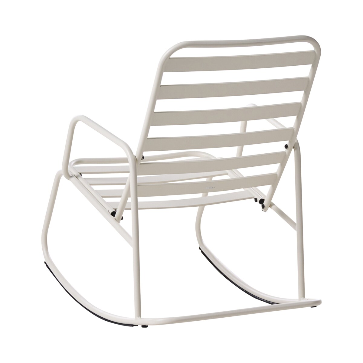 Fotel bujany ogrodowy TURI Metal Biały