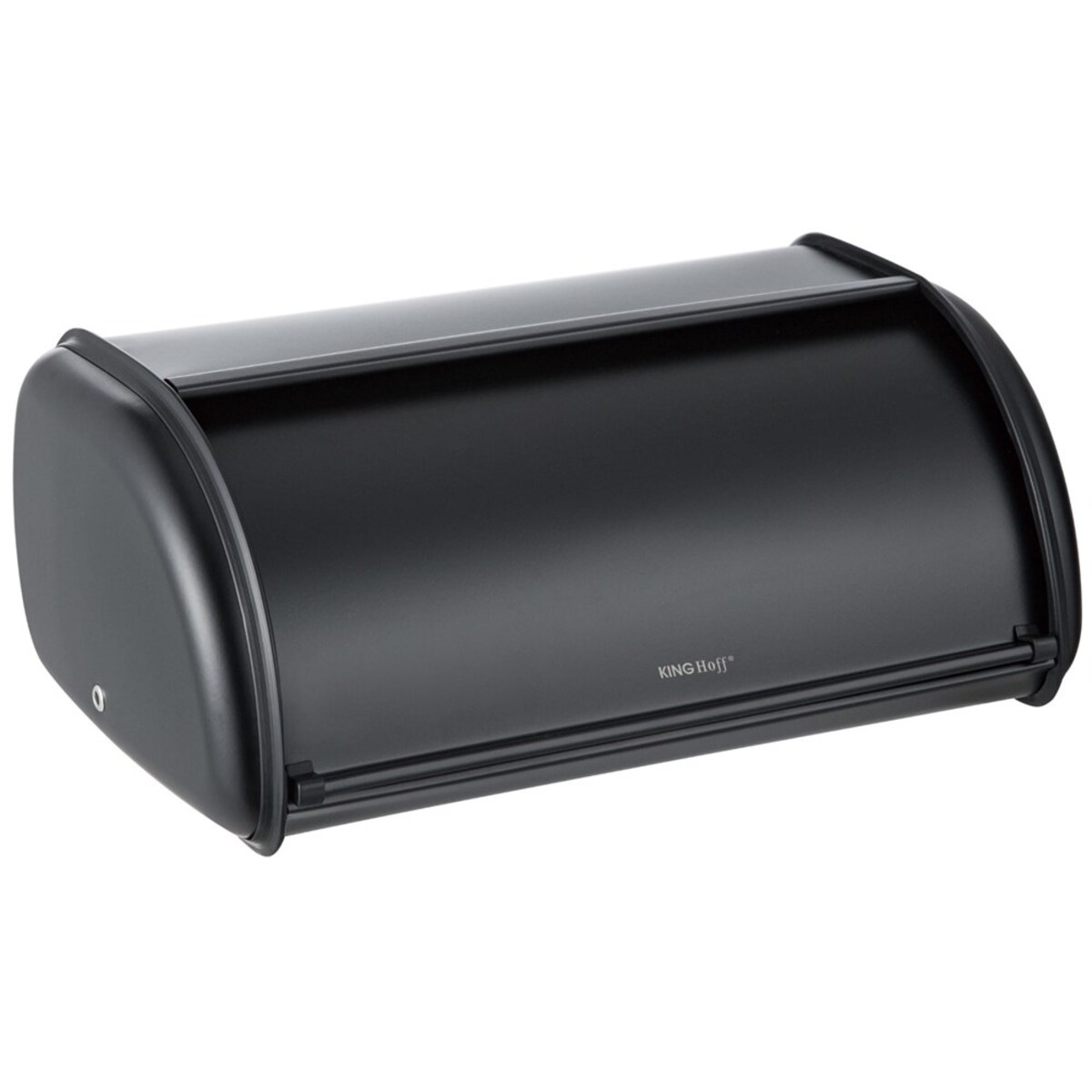 Przechowywanie żywności Kinghoff chlebak stalowy 44cm matowy czarny KH1834