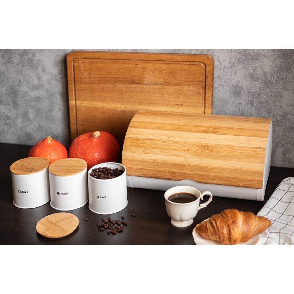 Chlebak Na Pieczywo Z Pojemnikami 2705 Biały