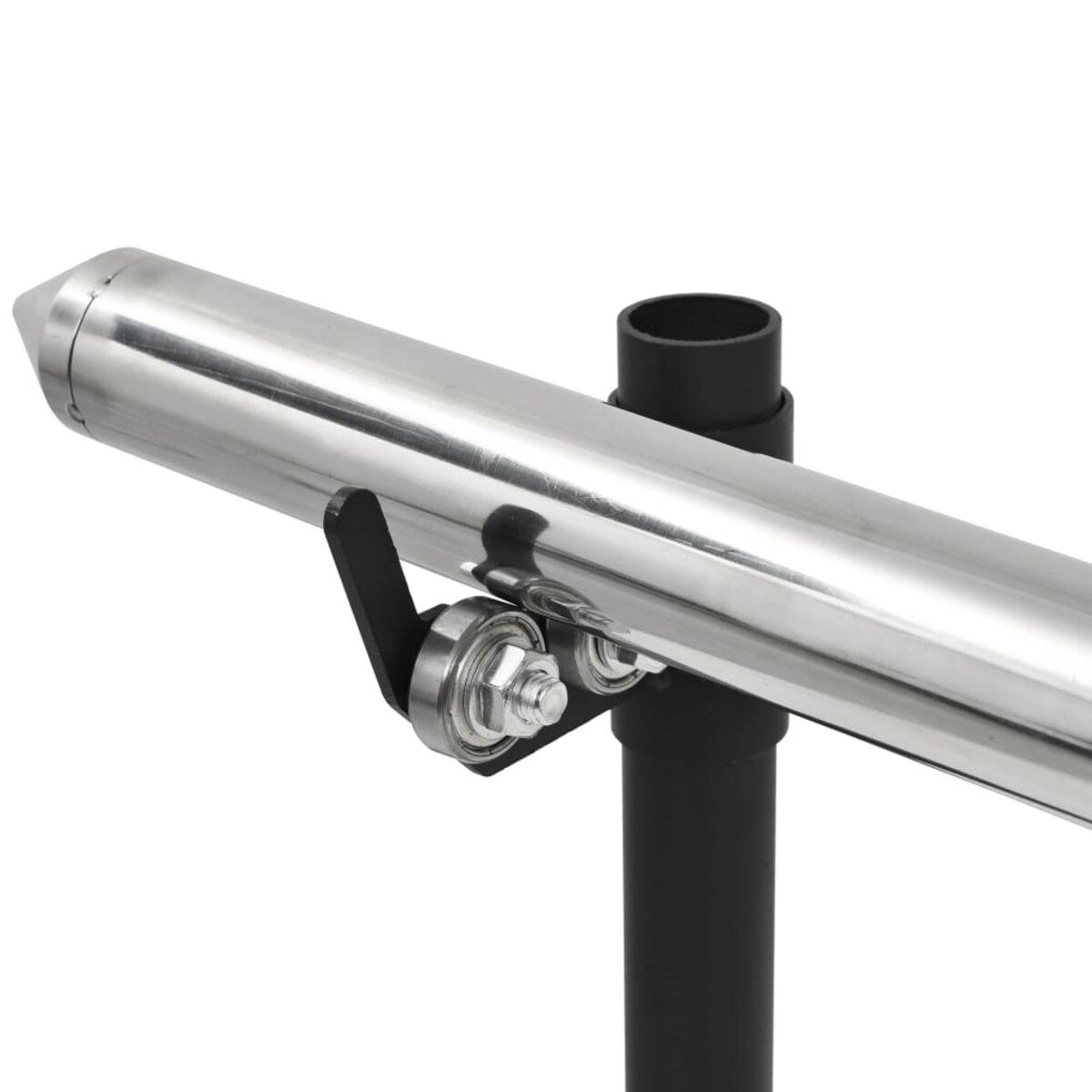 vidaXL Grill z automatycznym rożnem i tacką, stal nierdzewna