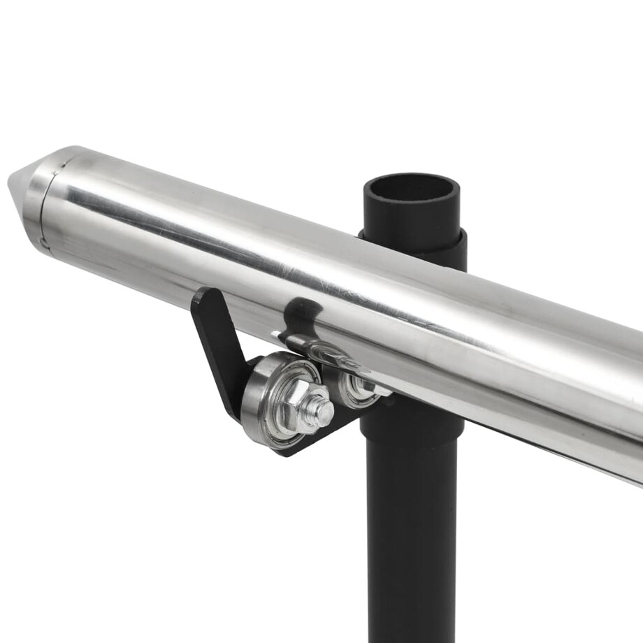 vidaXL Grill z automatycznym rożnem i tacką, stal nierdzewna