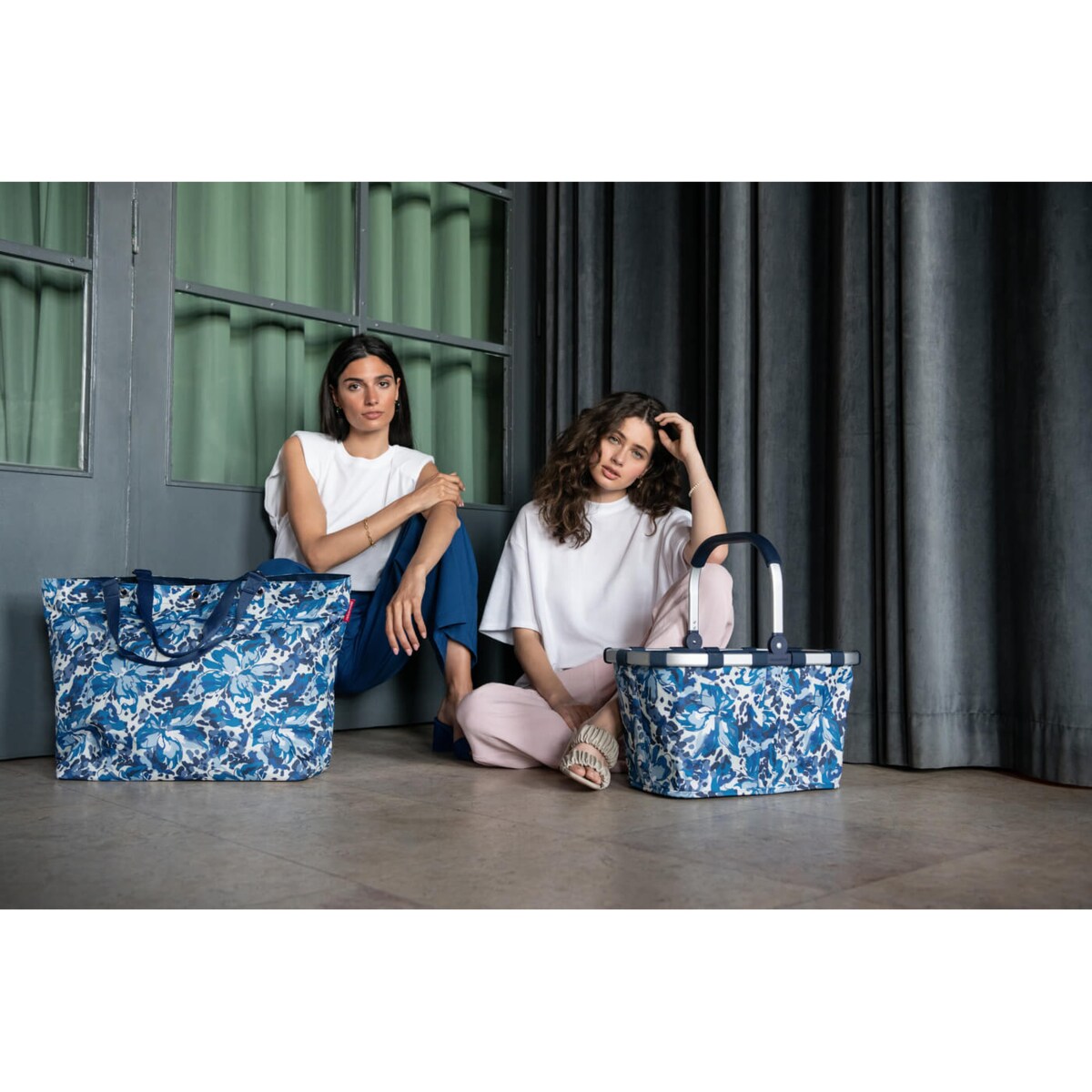 Torba SHOPPER XL, flora blue