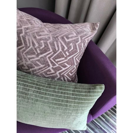 Zielona poduszka dekoracyjna w prążki 30x50 Lines