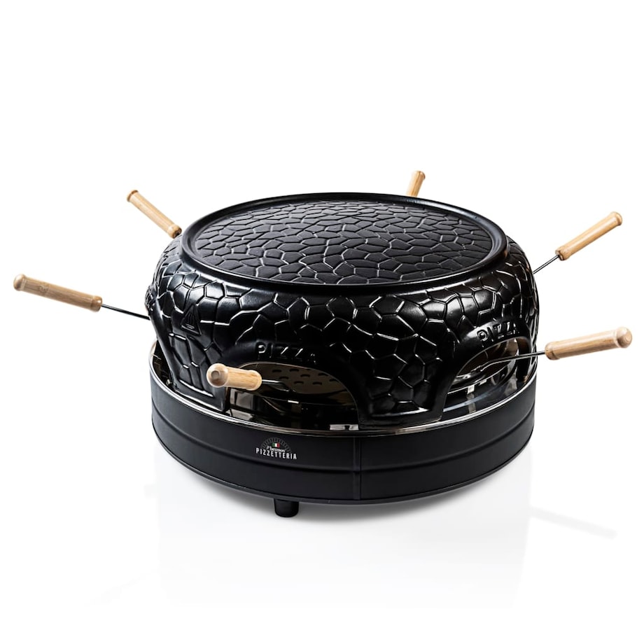 Bestron Opiekacz do pizzy dla 6 osób APD600Z, 910 W, czarny