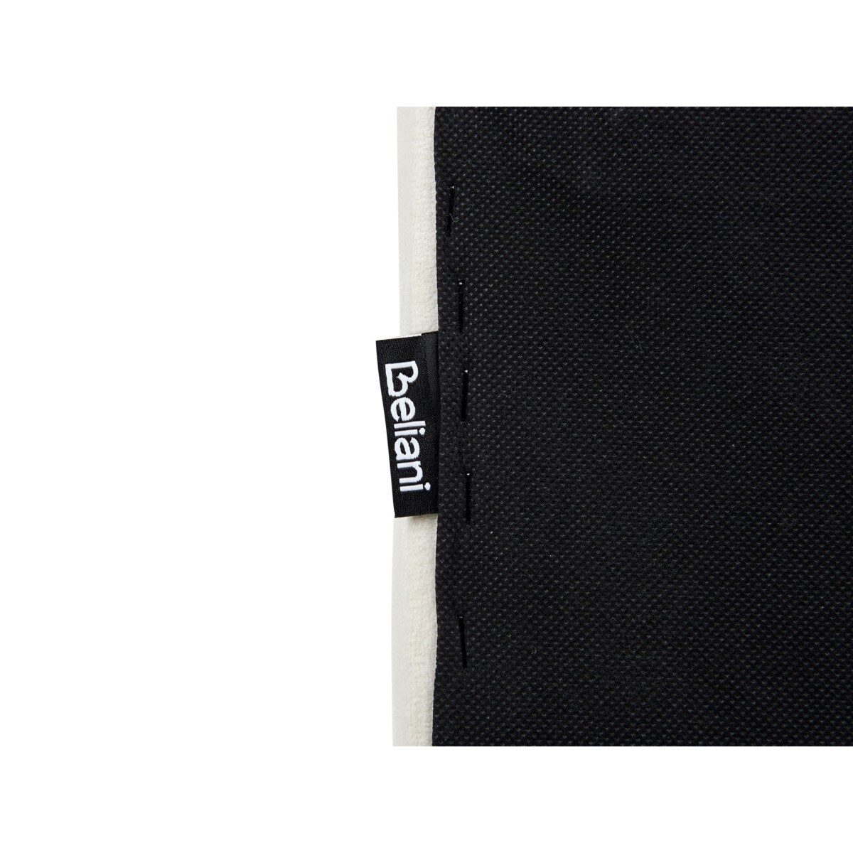 Łóżko wodne Welur VINCENNES 140 x 200 cm Złamana biel