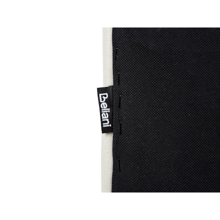 Łóżko wodne Welur VINCENNES 140 x 200 cm Złamana biel