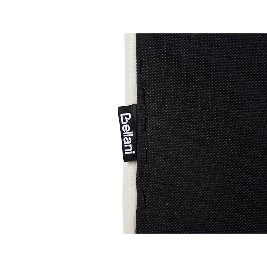 Łóżko wodne Welur VINCENNES 140 x 200 cm Złamana biel