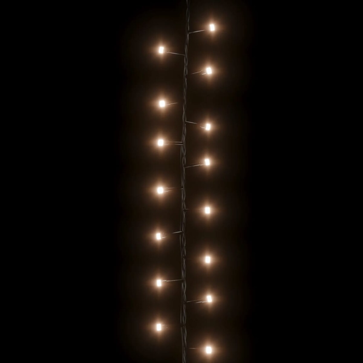 vidaXL Sznur LED, 400 diod, gęsto rozmieszczone, ciepła biel, 13 m