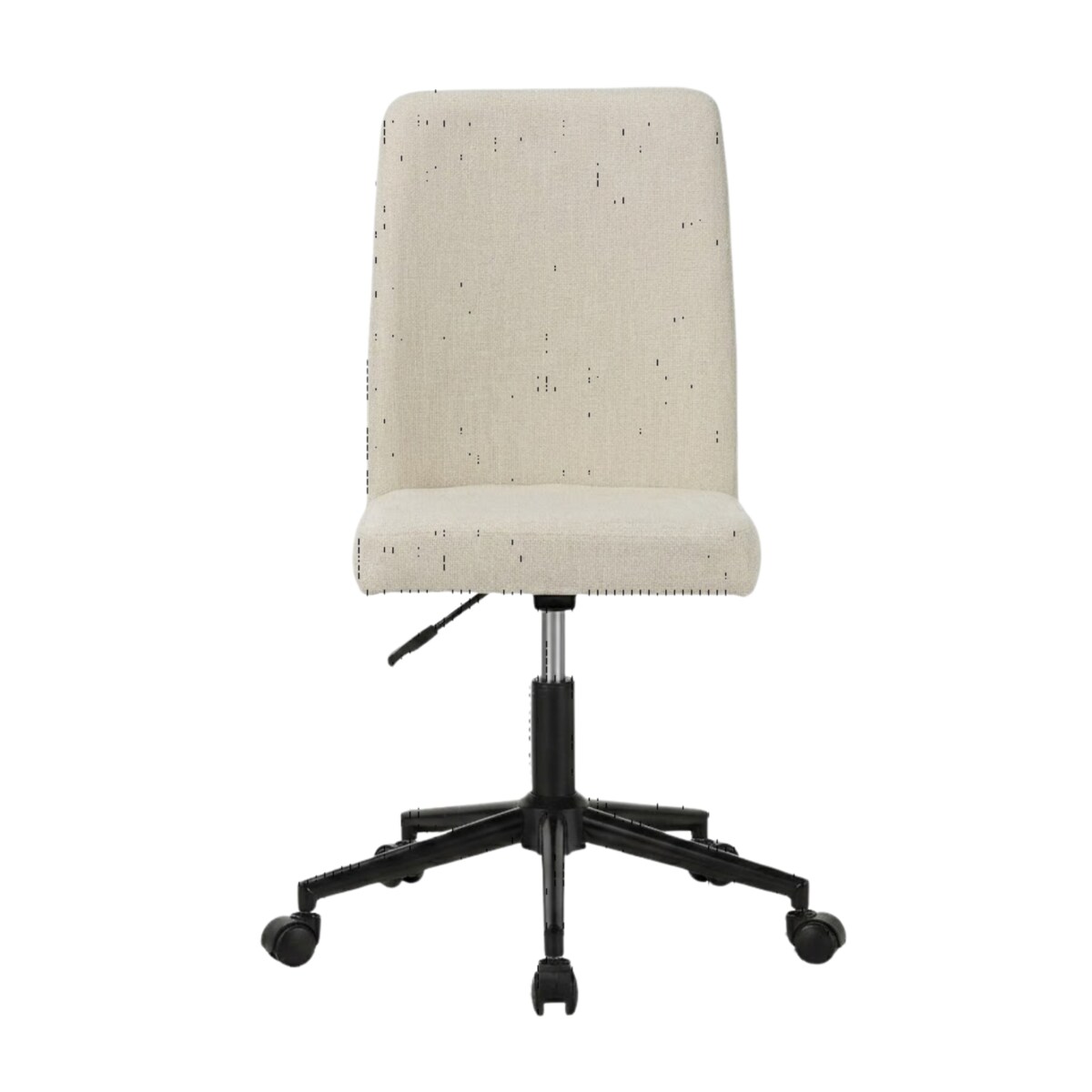 Fotel biurowy obrotowy krzesło biurowe wygodny do biurka regulowany beżowy welurowy