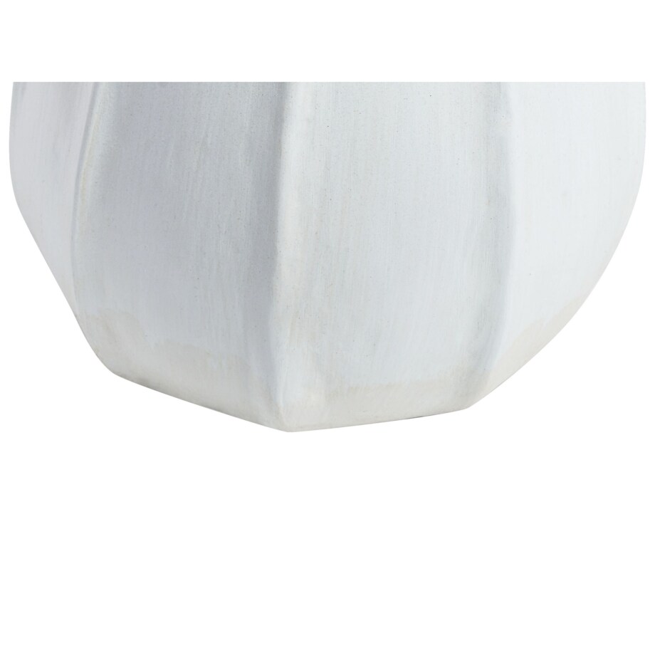 Wazon dekoracyjny z terakoty 30 cm biały KAMPAR