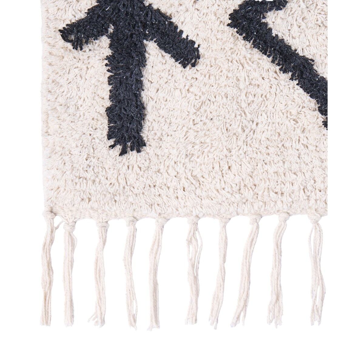 Dywan BOZKIR Beżowy 80 x 230 cm Bawełna