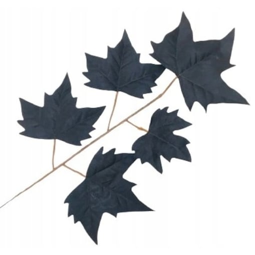 LIŚĆ PIK dodatek do bukietu stroika CZARNY kompozycja sztuczny gałązka klon