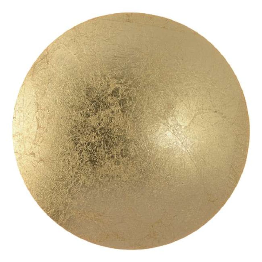 LAMPA sufitowa PLATILLO LP-8102/1C-18W GD Light Prestige metalowa OPRAWA okrągły talerz LED 18W 3000K plafon moon złoty