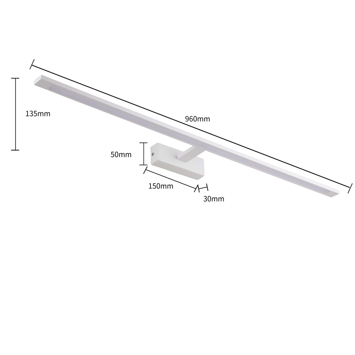 Lampa ścienna Light Prestige Isla biały LED 4000K 1 szt.