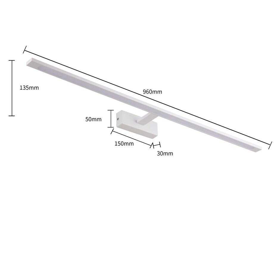 Lampa ścienna Light Prestige Isla biały LED 4000K 1 szt.