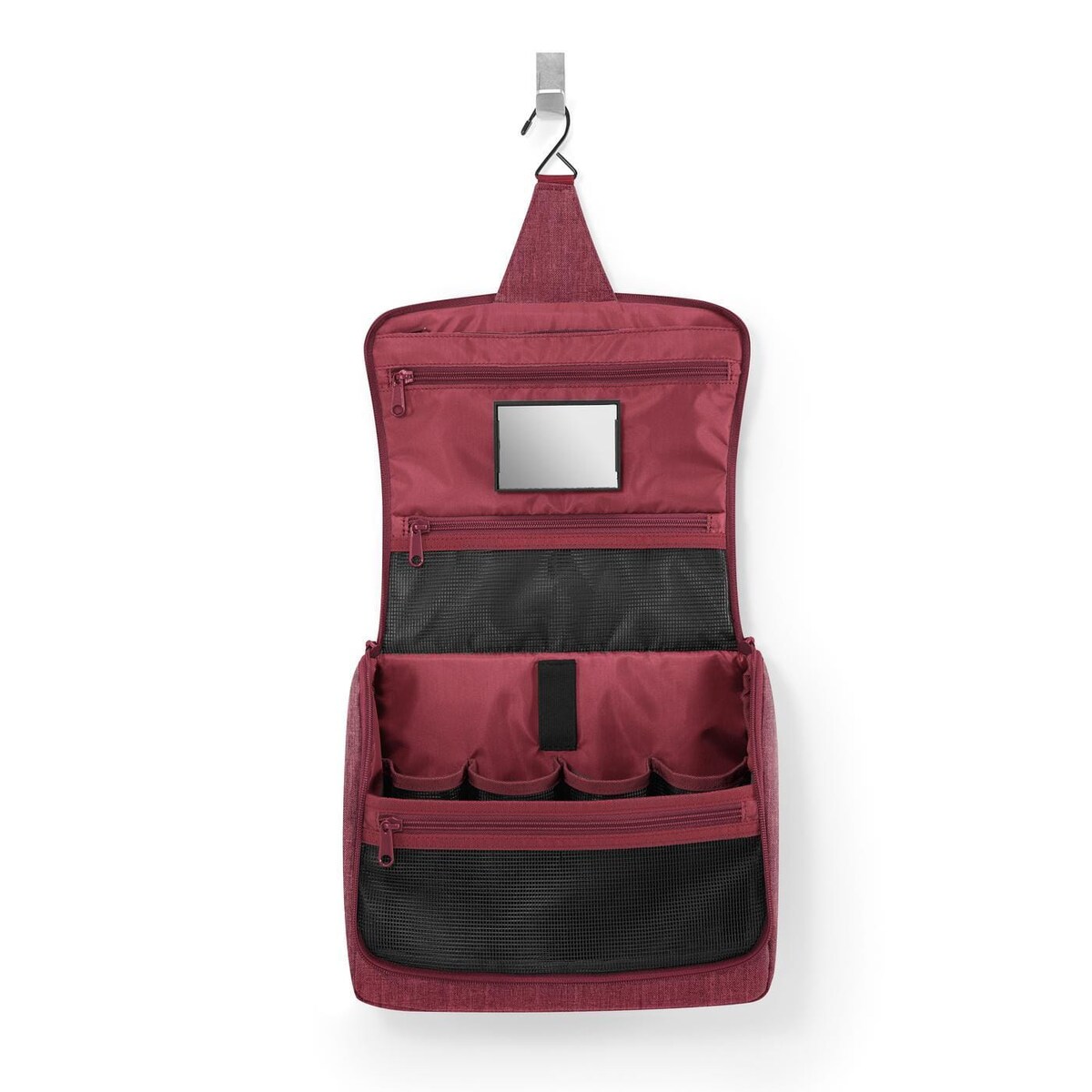 Kosmetyczka TOILETBAG XL, twist maroon