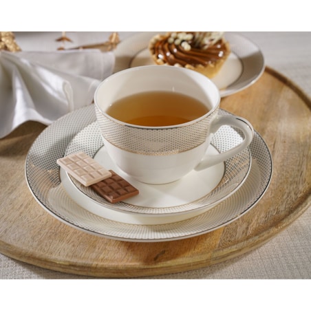 VILLA ITALIA Talerzyk deserowy śniadaniowy 20 cm porcelanowy MARILYN