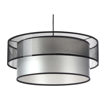 Lampa wisząca DOUBLE NET 40 srebrna