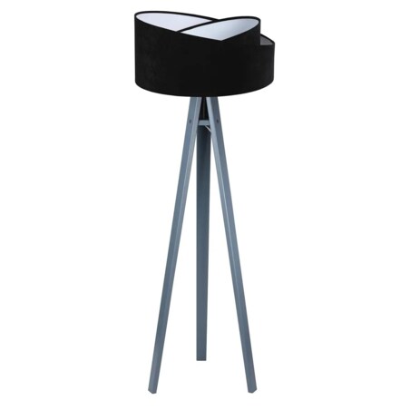 Lampa stojąca GEMSTONE czarna/szara