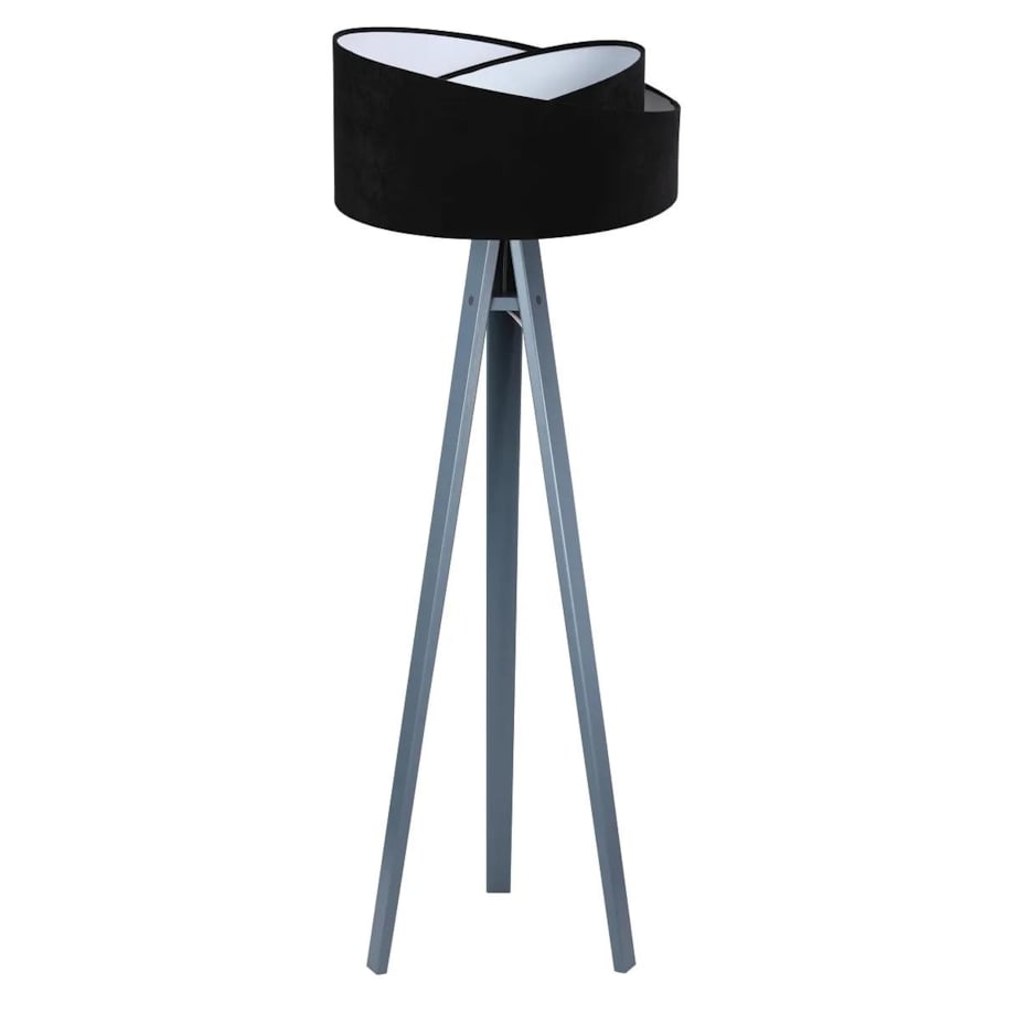 Lampa stojąca GEMSTONE czarna/szara