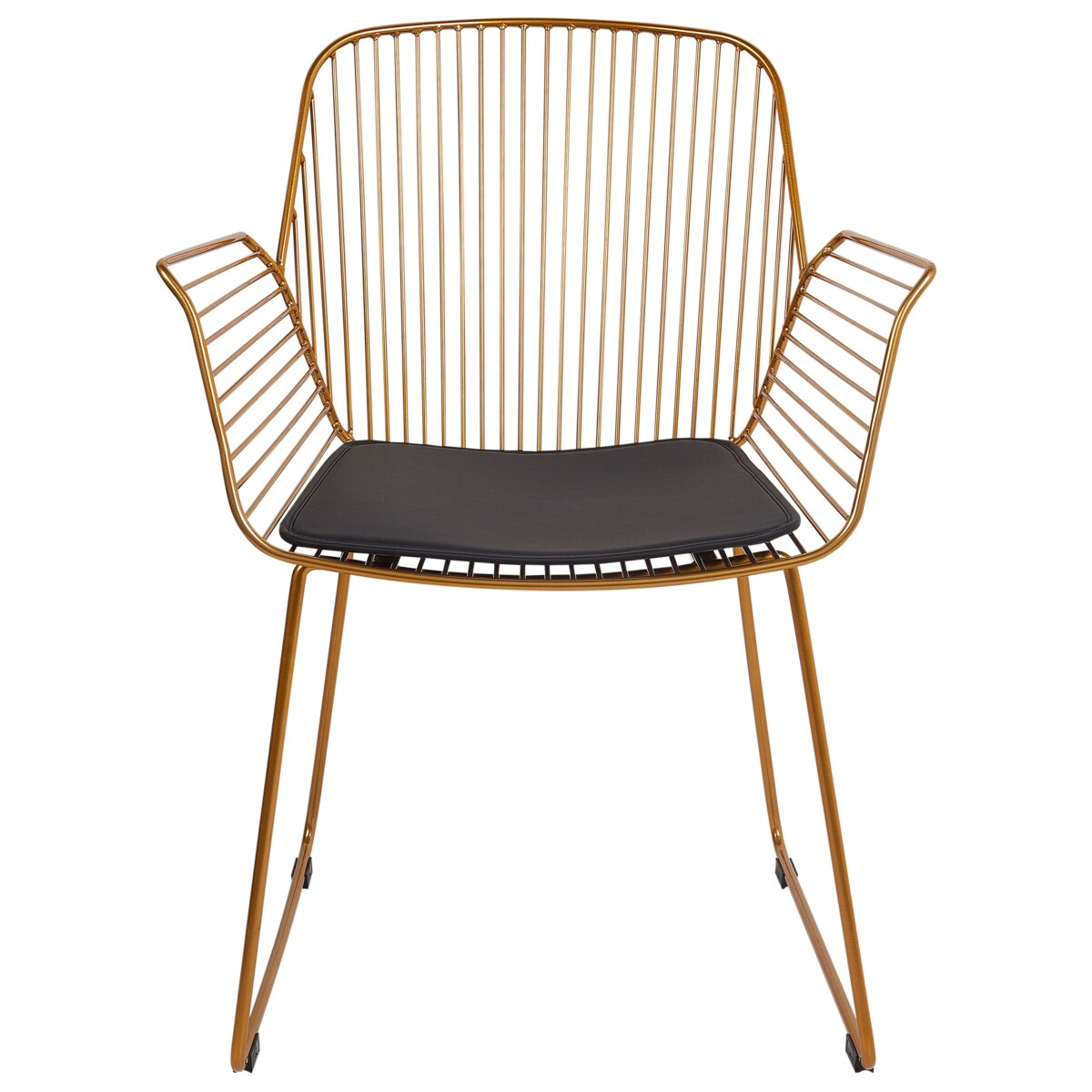 Zestaw 2 krzeseł do jadalni złoty APPLETON