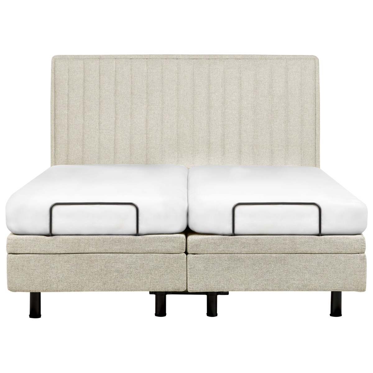 Łóżko regulowane DUKE II 160 x 200 cm Beżowy