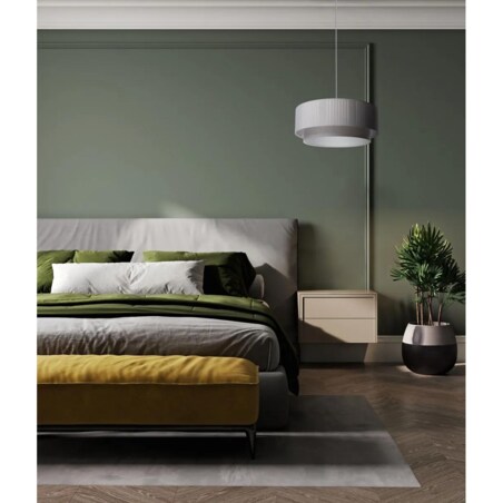 Lampa wisząca DUO LAMI LINE 40x16 szara