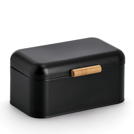 Chlebak metalowy 30,5x20,5x15,2 cm ZEPHIR czarny