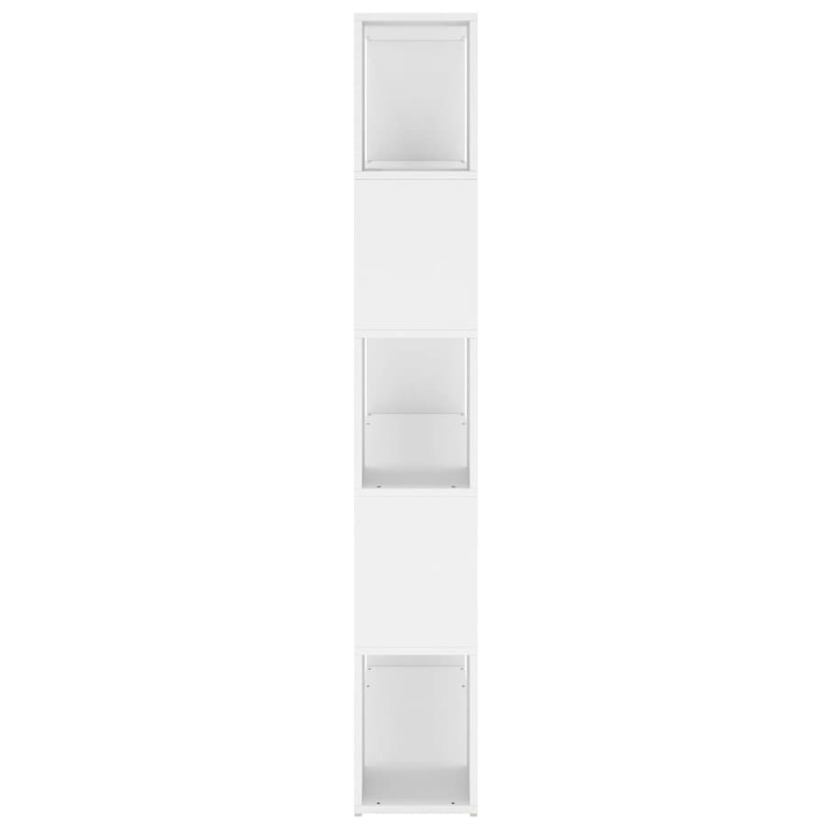 vidaXL Regał na książki, biały, 100x24x155 cm, materiał drewnopochodny